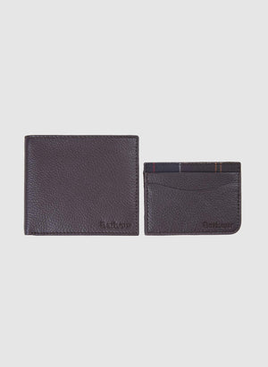 Wallet / Card Holder Giftset - Brown
