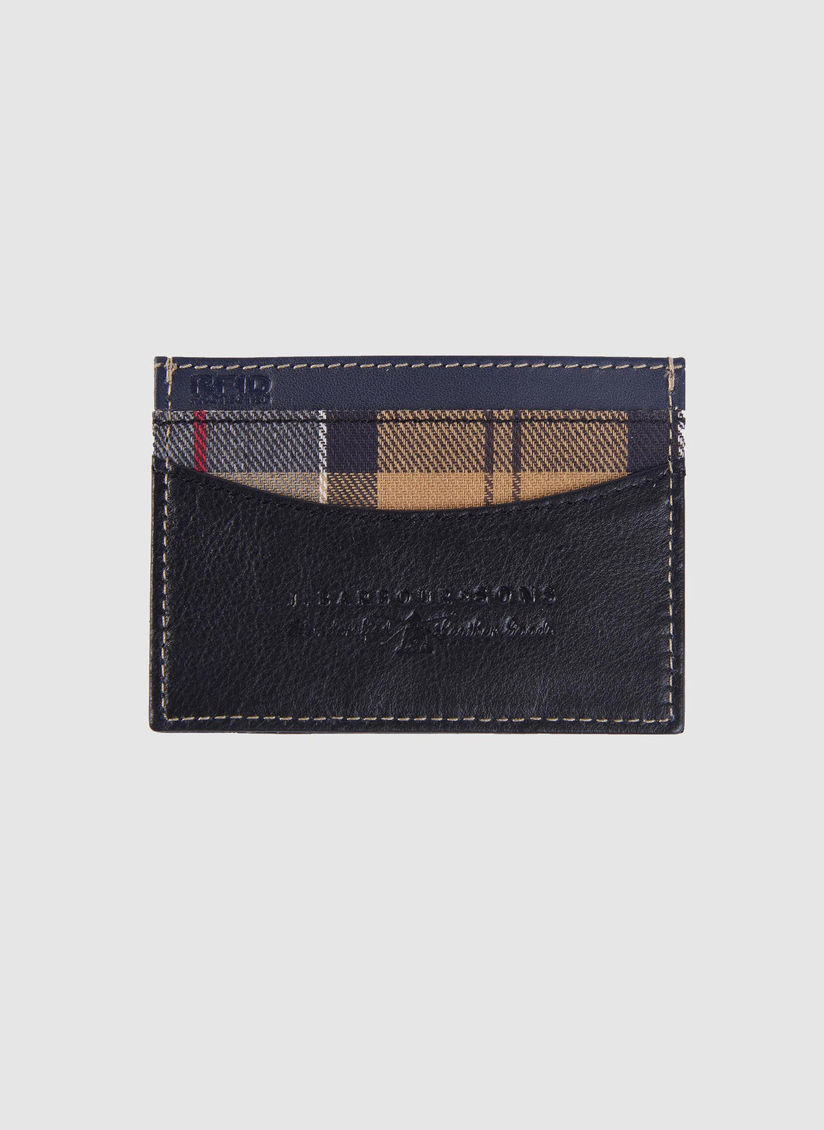 Elvington Leather Card Holder - Black