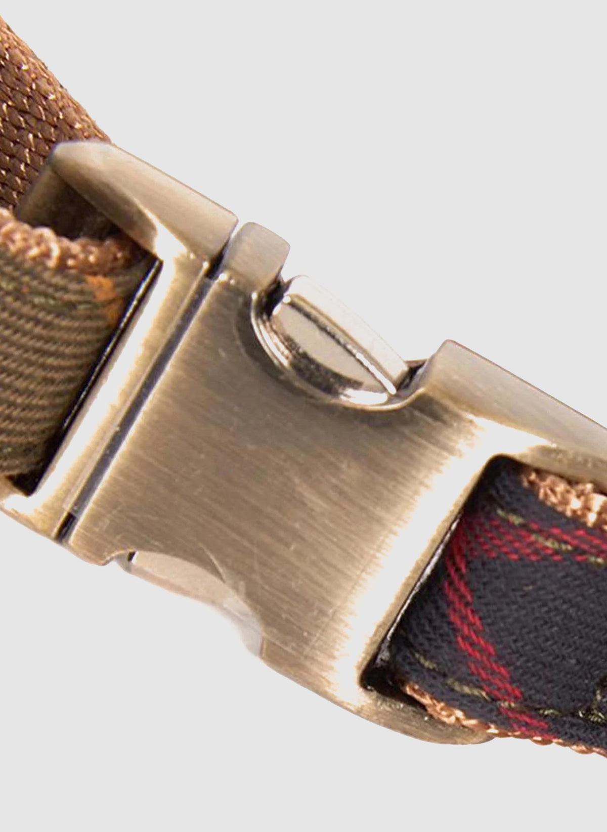 Webbing Dog Collar - Classic Tartan