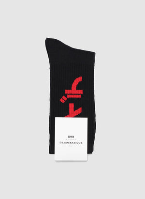 Edwin x Democratique Teide Socks - Black
