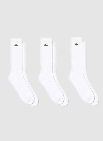Tennissocken 3er Pack - White
