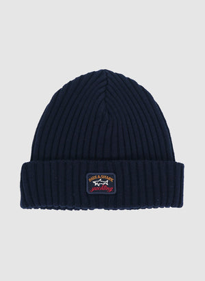 Ribbed Beanie - Navy