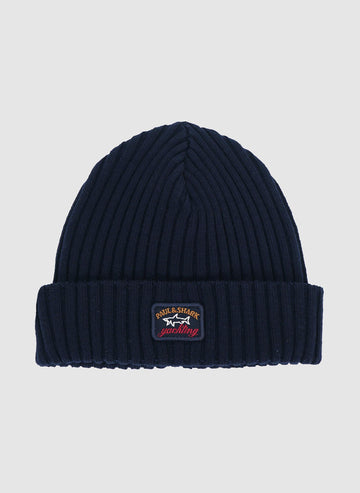 Ribbed Beanie - Navy