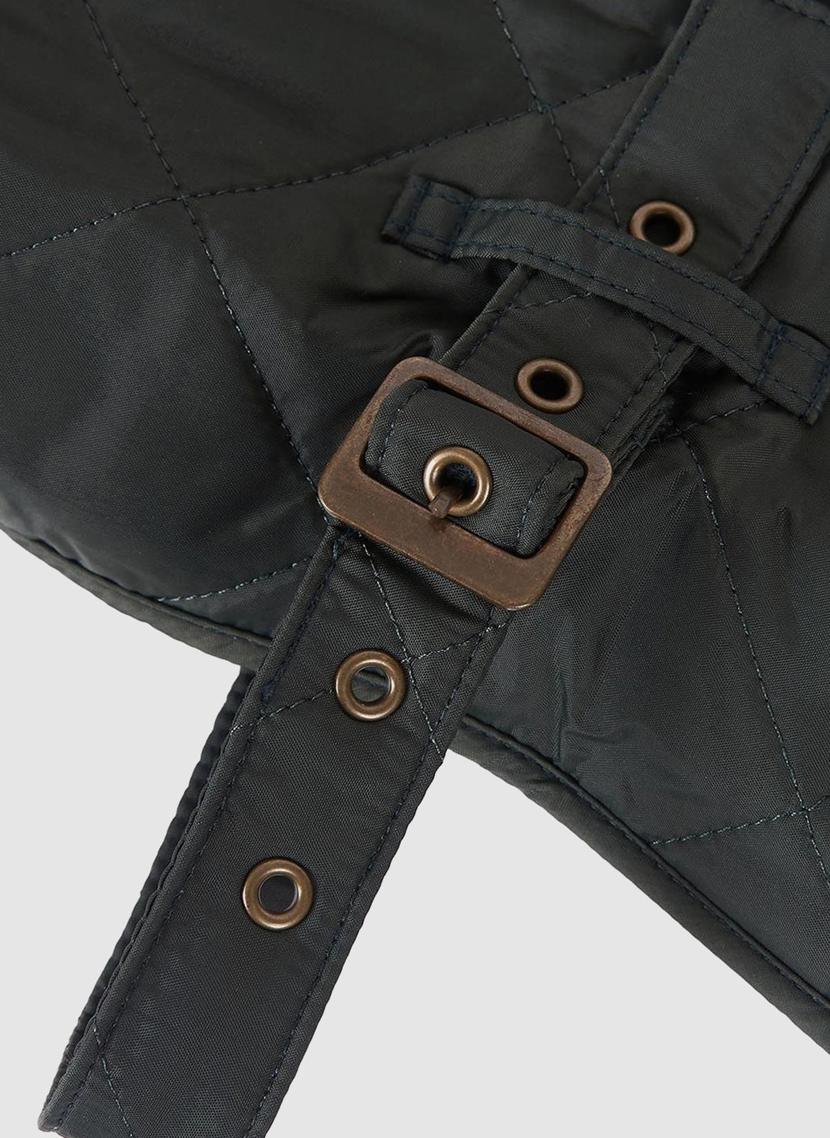 Quilled Dog Coat - Olive