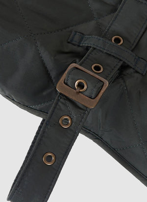 Quilled Dog Coat - Olive
