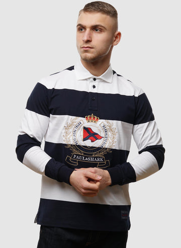 Heraldic Poloshirt - White