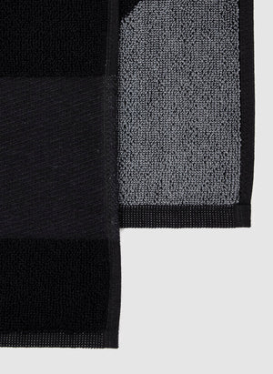 Diagonal Towel - Black/Grey