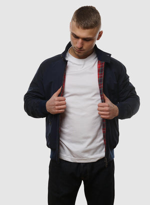 G9 Classic Harrington Jacket - Navy-TSD - Jacken-3