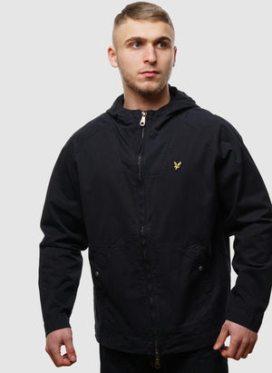 Garment Dyed Zip Through Jacket - Dark Navy-TSD - Jacken-1