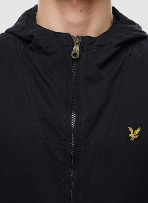 Garment Dyed Zip Through Jacket - Dark Navy-TSD - Jacken-5