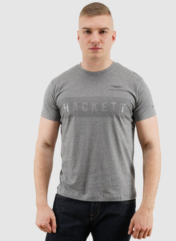 AMR Logo T-Shirt - Grey Marl-TSD - T-Shirts-1