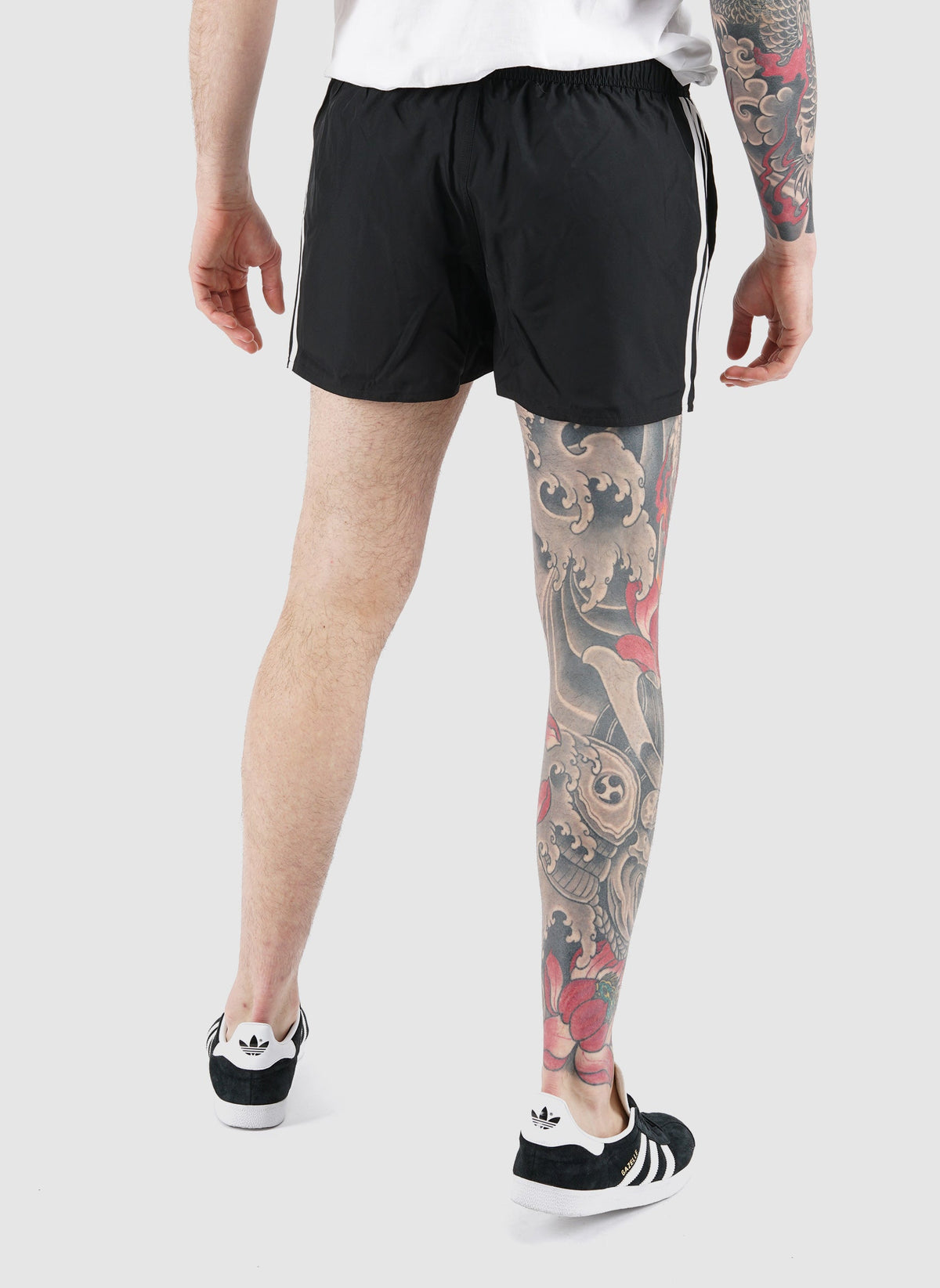 3-Streifen CLX Badeshorts - Black – The Smart Dresser