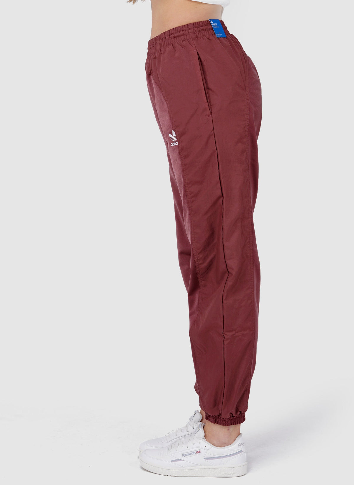 Womens Split Trefoil Joggingpants - Quiet Crimson-TSD - Hosen-3
