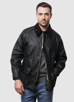 Bedale Wax Jacket - Sage-TSD - Jacken-2