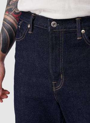 Loose Tapered Stretch Denim - Rinsed GW Selvage-TSD - Hosen-5