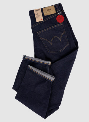 Loose Tapered Stretch Denim - Rinsed GW Selvage-TSD - Hosen-6