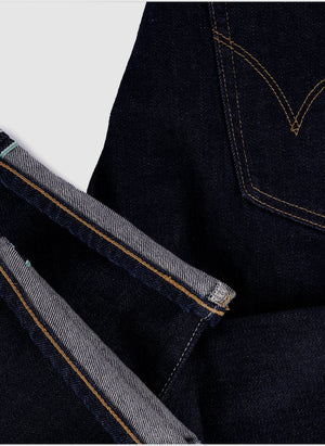 Loose Tapered Stretch Denim - Rinsed GW Selvage-TSD - Hosen-7