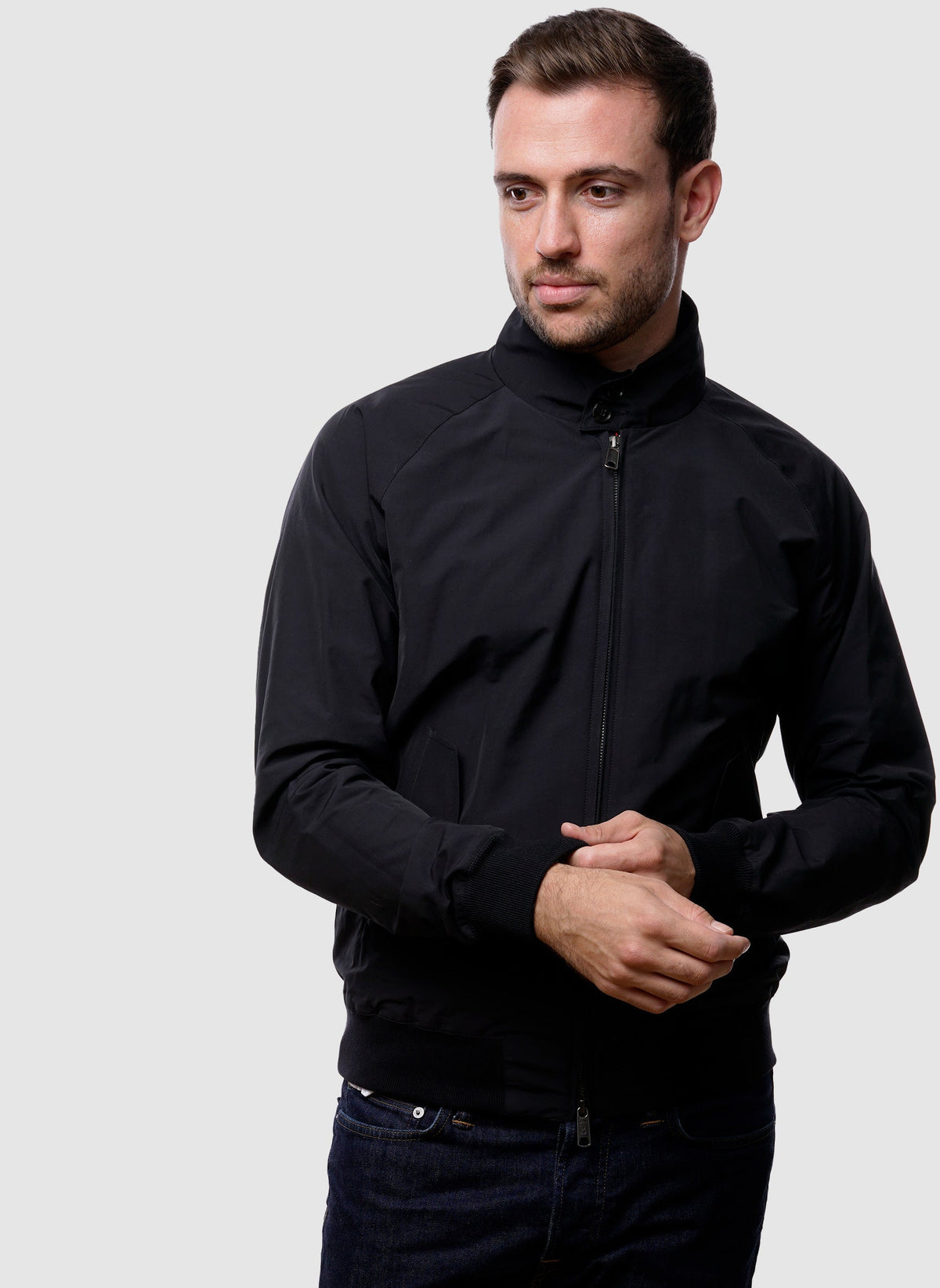 G9 Classic Harrington Jacket - Dark Navy-TSD - Jacken-3