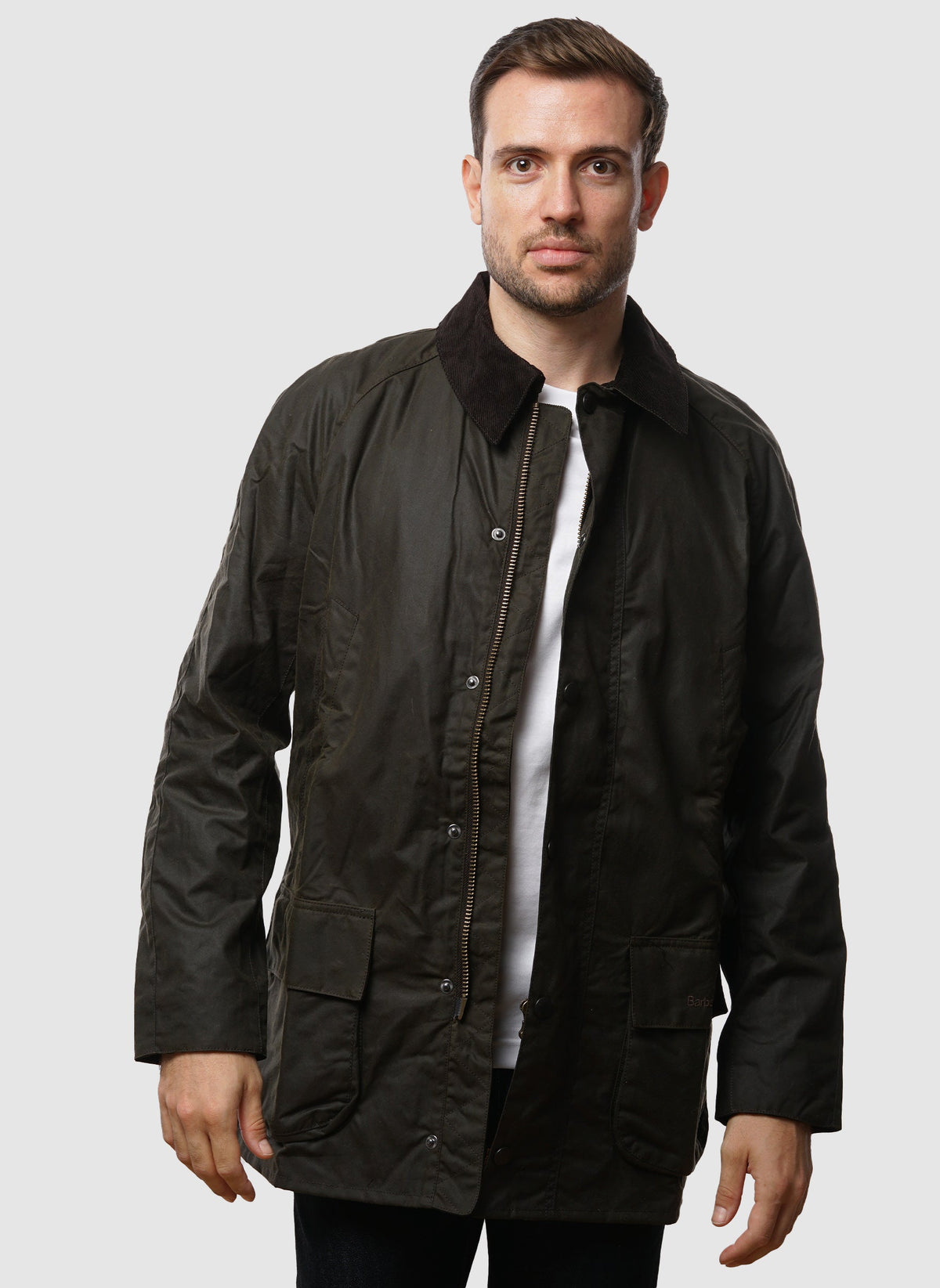 Bristol Wax Jacket - Olive-TSD - Jacken-3