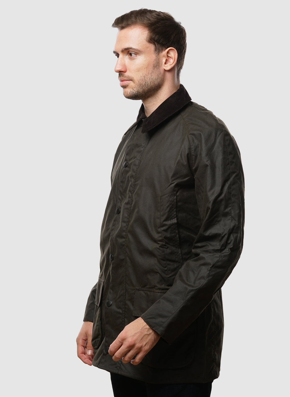 Bristol Wax Jacket - Olive-TSD - Jacken-4