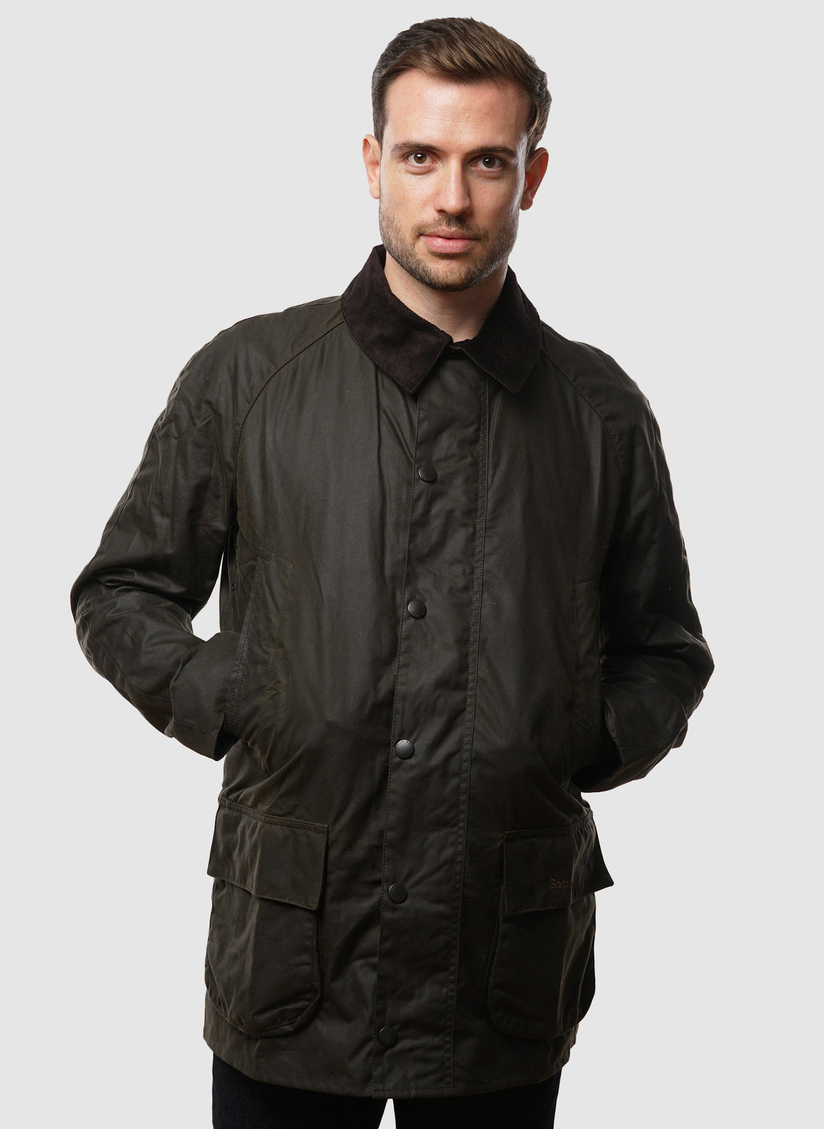 Bristol Wax Jacket - Olive-TSD - Jacken-2