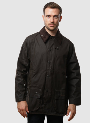 Classic Beaufort Wax Jacket - Olive-TSD - Jacken-1