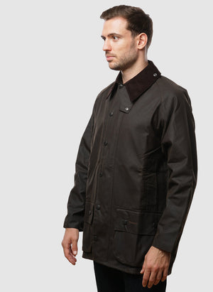 Classic Beaufort Wax Jacket - Olive-TSD - Jacken-3
