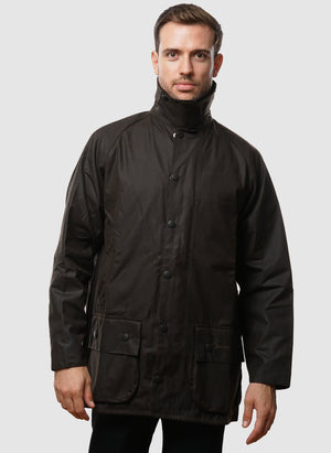 Classic Beaufort Wax Jacket - Olive-TSD - Jacken-4