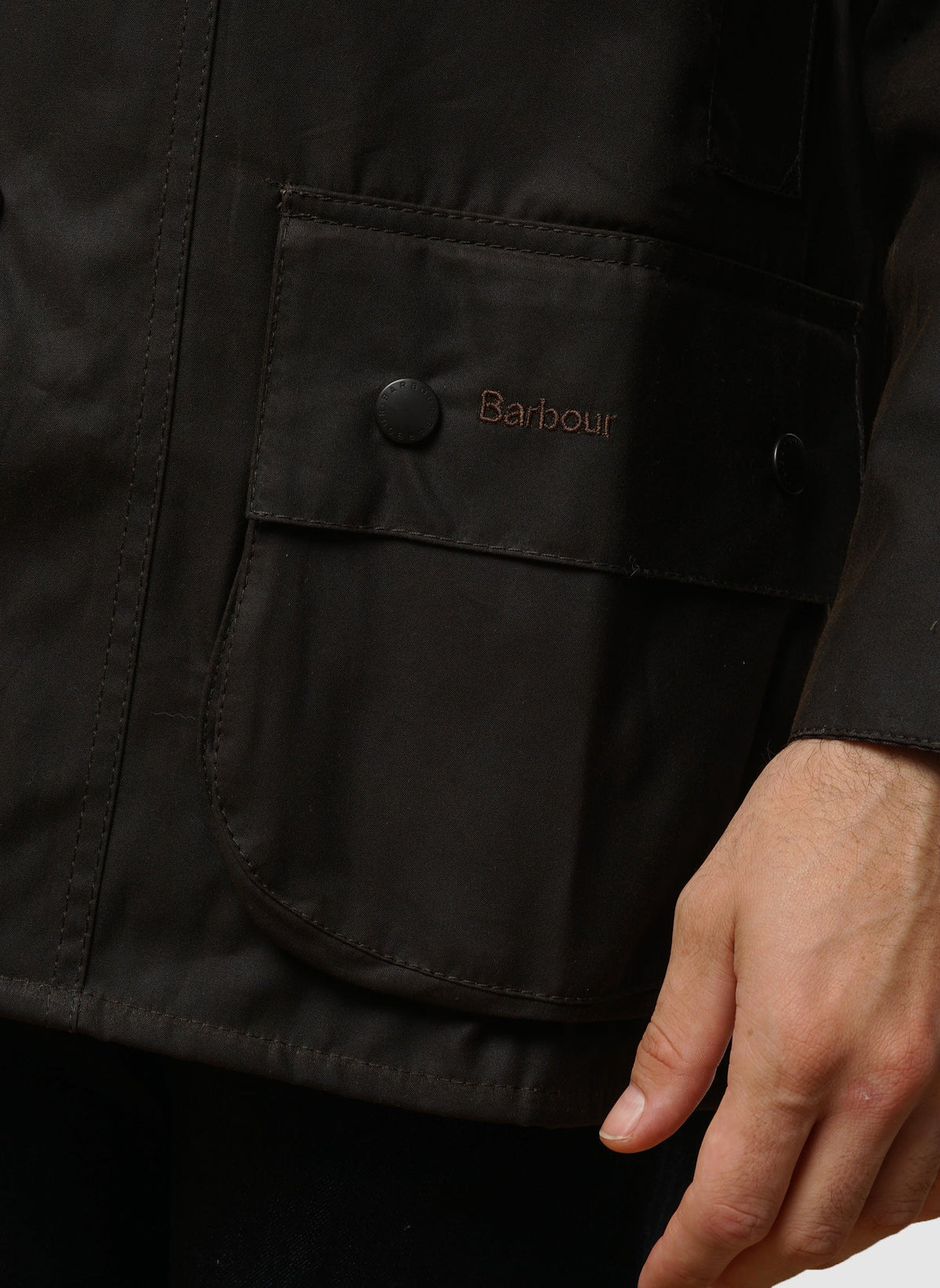 Classic Beaufort Wax Jacket - Olive-TSD - Jacken-9