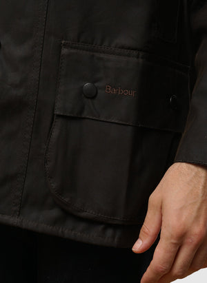 Classic Beaufort Wax Jacket - Olive-TSD - Jacken-9