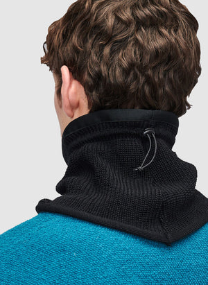 Extra Fine Merino Wool Snood - Black-TSD - Accessoires-Black-3