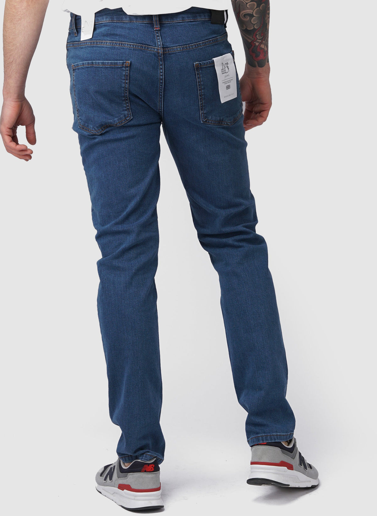 Regular Fit Jeans - Mid Wash-TSD - Hosen-4