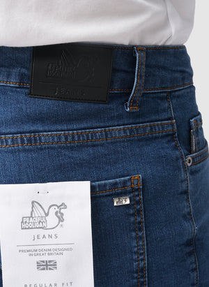 Regular Fit Jeans - Mid Wash-TSD - Hosen-6