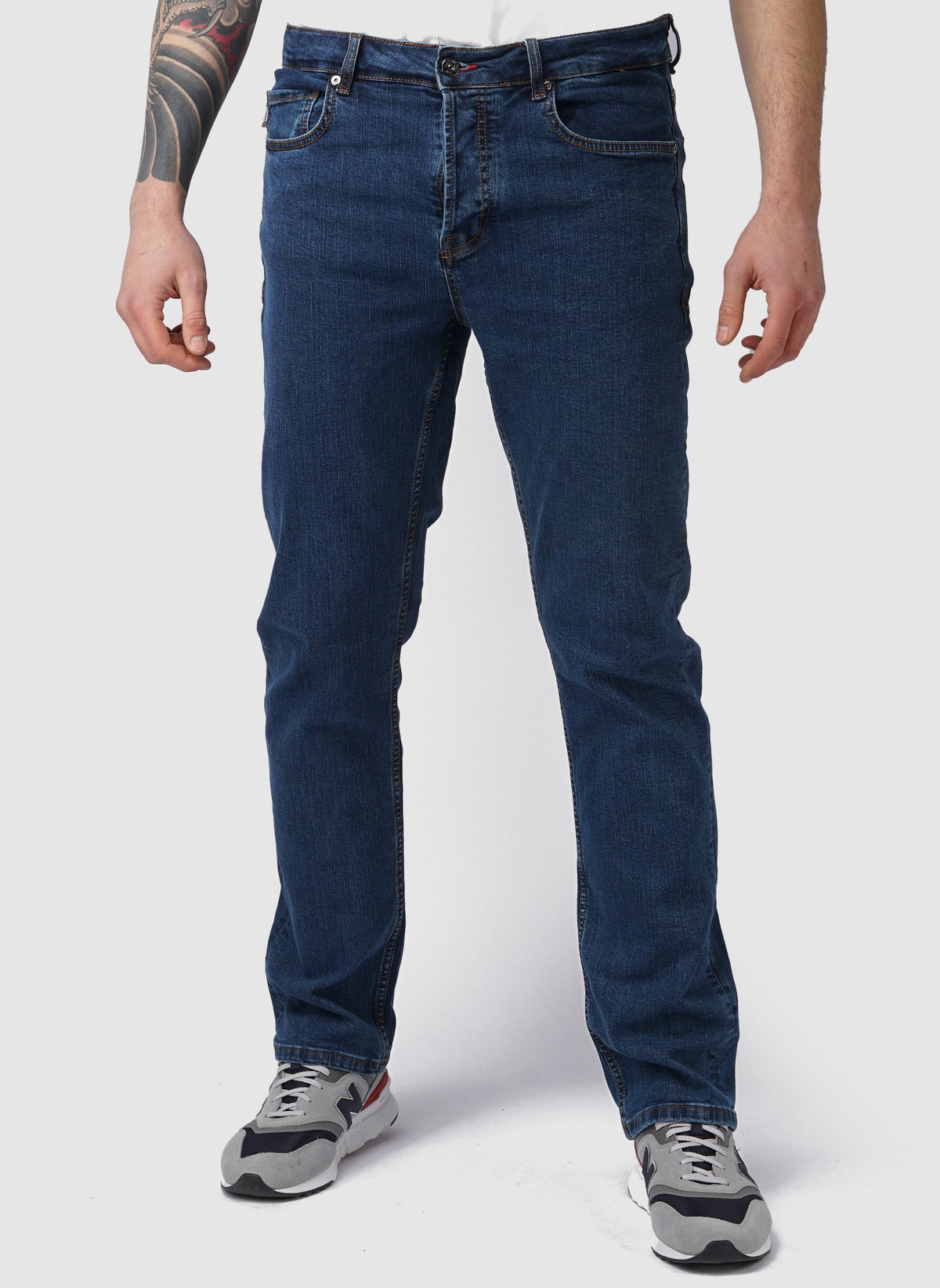 Loose Fit Jeans - Mid Wash-TSD - Hosen-1