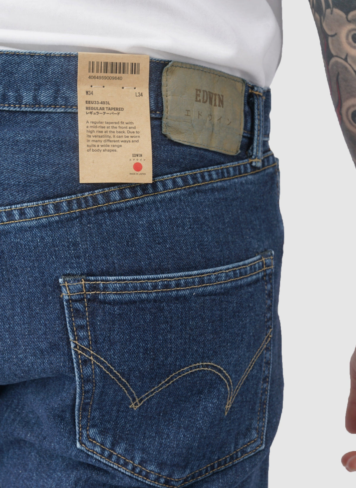 Regular Tapered Denim - Left Hand Akira Wash-TSD - Jeans-4