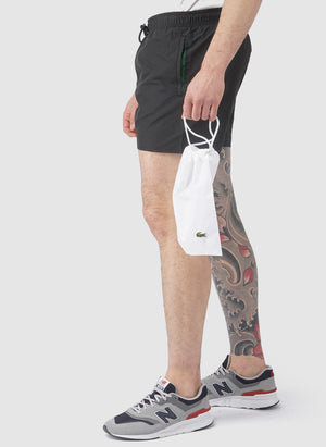 Badeshorts - Black/Green-TSD - Hosen-2