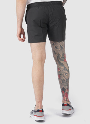 Badeshorts - Black/Green-TSD - Hosen-4