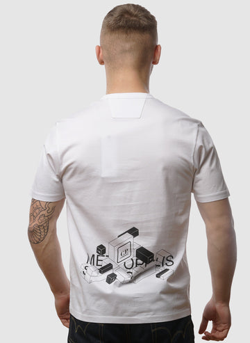 Metropolis Series Mercerized Reverse T-Shirt - White-TSD - T-Shirts-3
