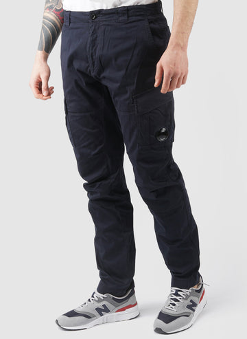 Stretch Sateen Lens Cargo Pants - Total Eclipse-TSD - Pullover-1