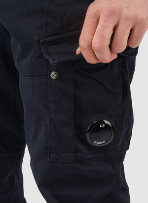 Stretch Sateen Lens Cargo Pants - Total Eclipse-TSD - Pullover-5