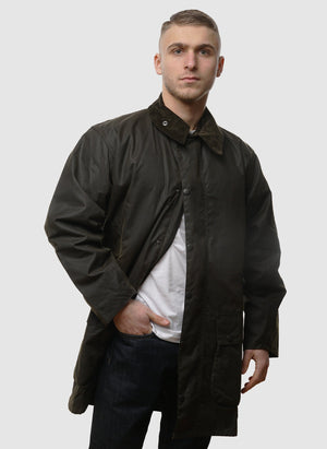 Classic Northumbria Wax Jacket - Olive-TSD - Jacken-1