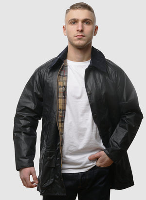 Beaufort Wax Jacket - Navy-TSD - Jacken-2