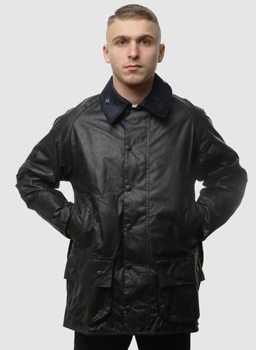 Beaufort Wax Jacket - Navy-TSD - Jacken-1