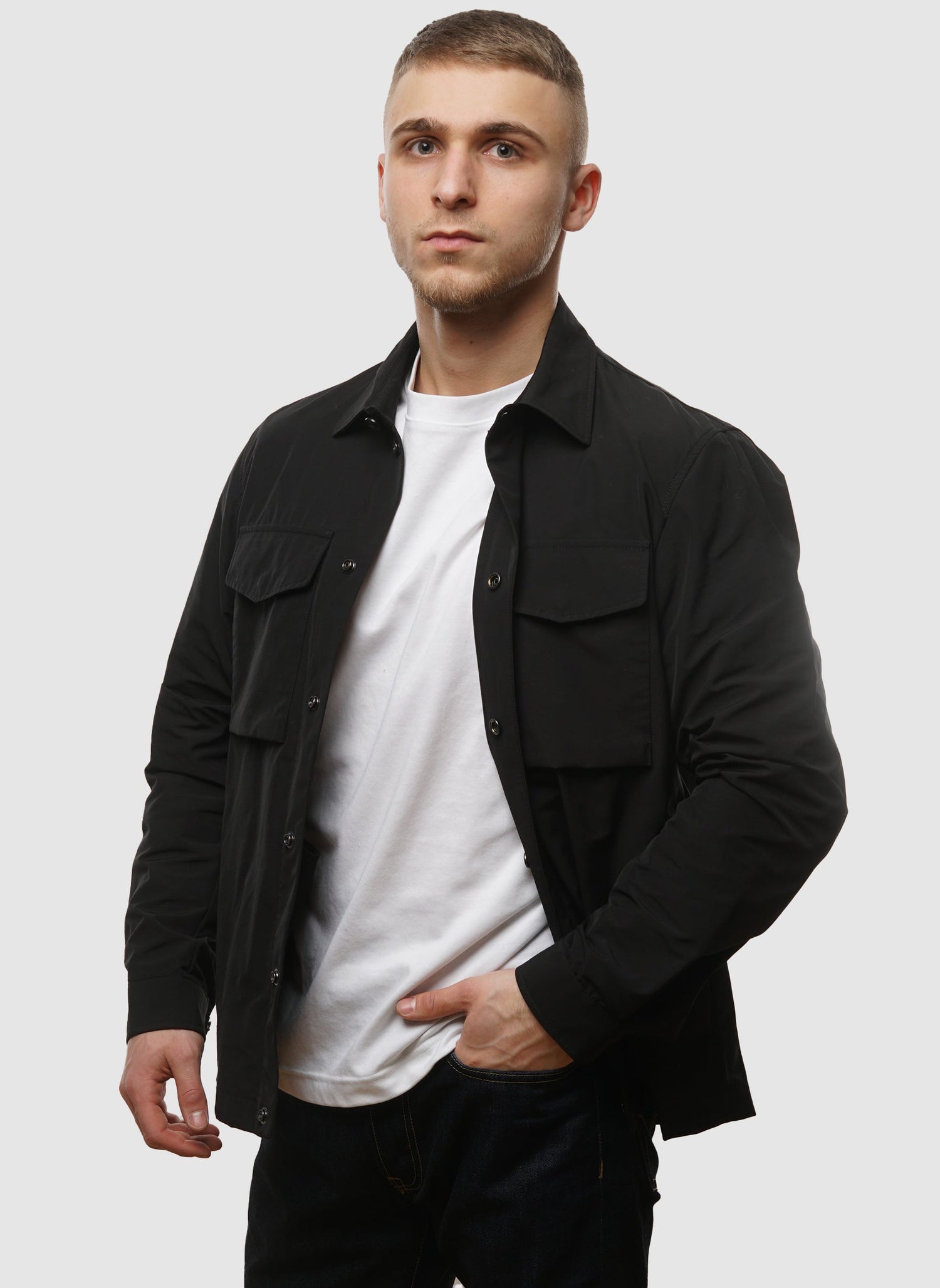 Baracuta Overshirt - Black-TSD - Jacken-1