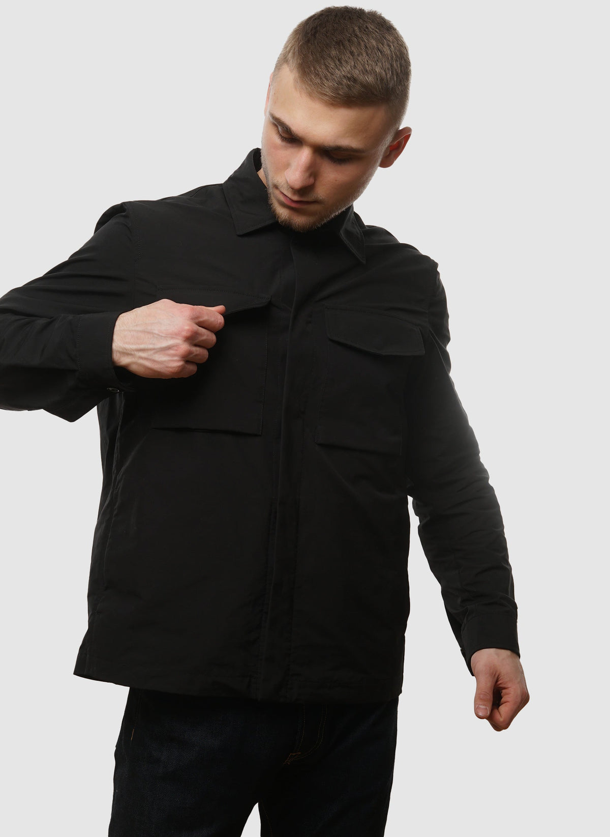 Baracuta Overshirt - Black-TSD - Jacken-4