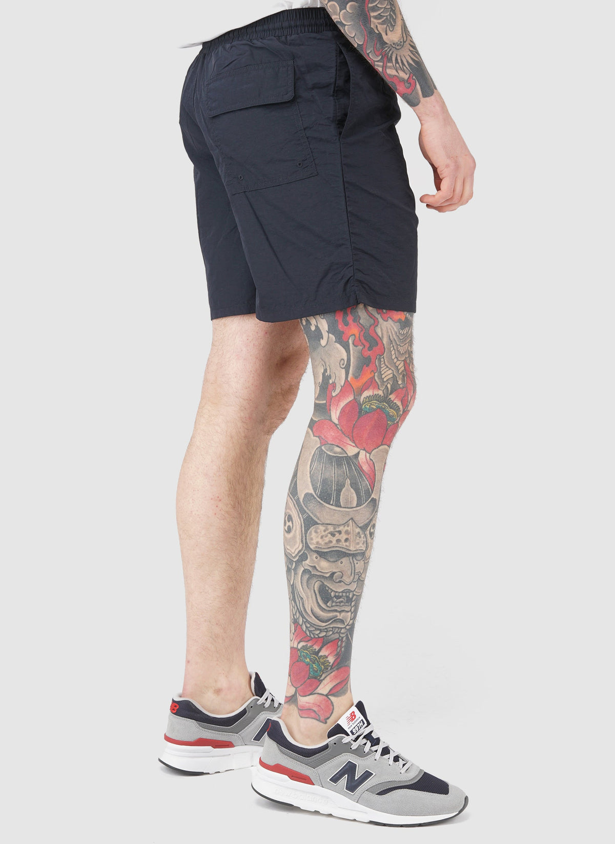 Plain Swim Short - Dark Navy-TSD - Hosen-4